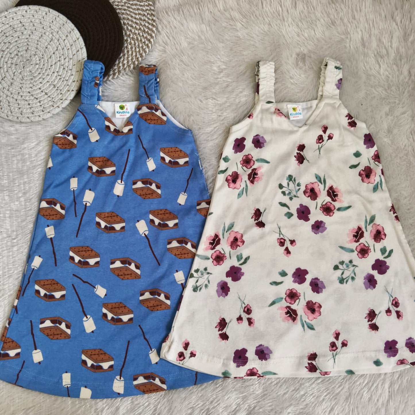 Summer Sleeveless Frock combo CF01