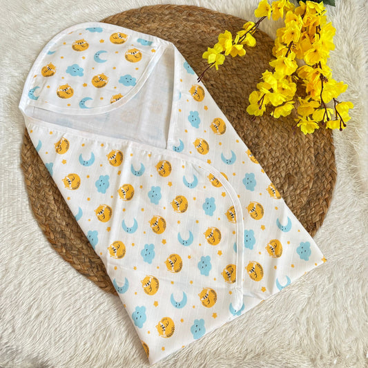 Baby muslin premium cap towel MN01