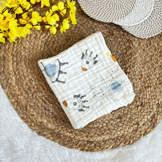 Muslin Crinkled 6 Layer Bath Towel MN01