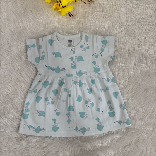 Baby front open premium frocks MN01