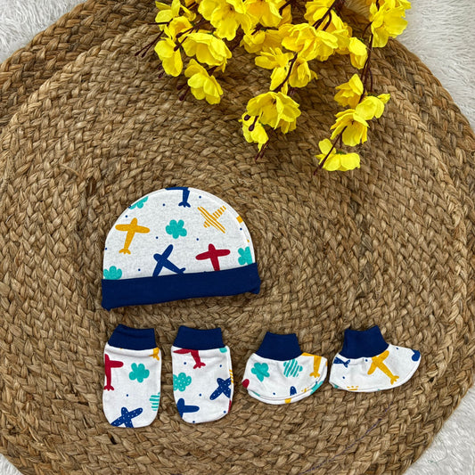 Cap Mitten and Booties Set MN01