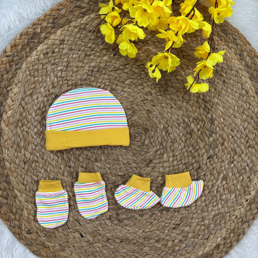 Cap Mitten and Booties Set MN01