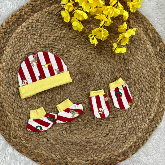 Cap Mitten and Booties Set MN01