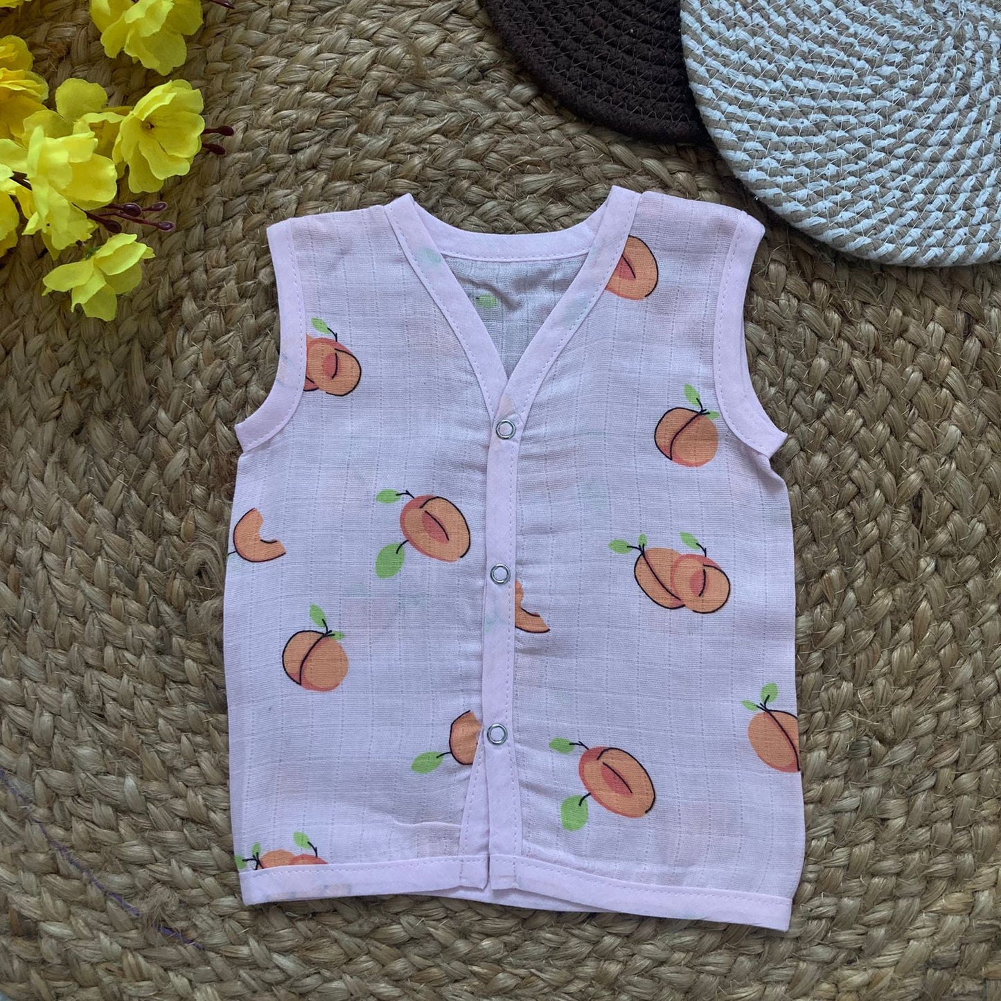 Muslin Button jablas MN01