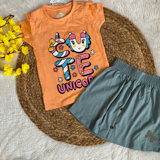 Girls Premium Quality Skirt Set IW04