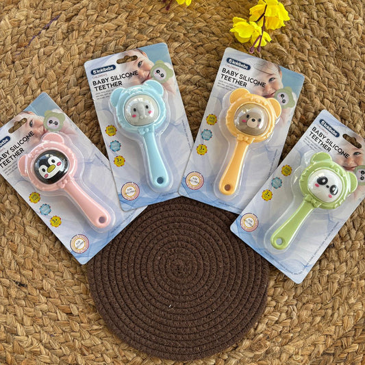 Baby Silicon Teether Rattle (1 pcs) MN01