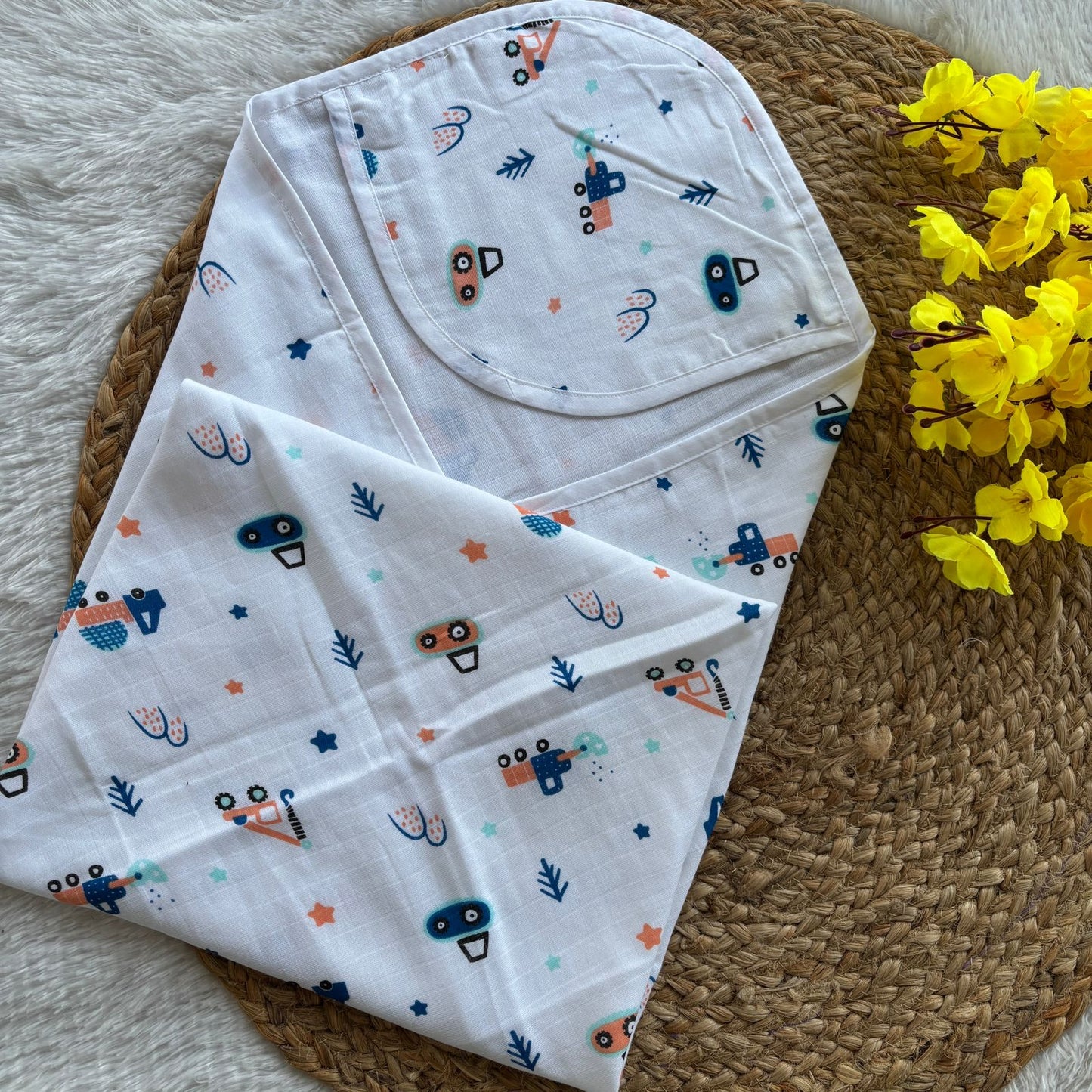 Baby muslin premium cap towel MN01