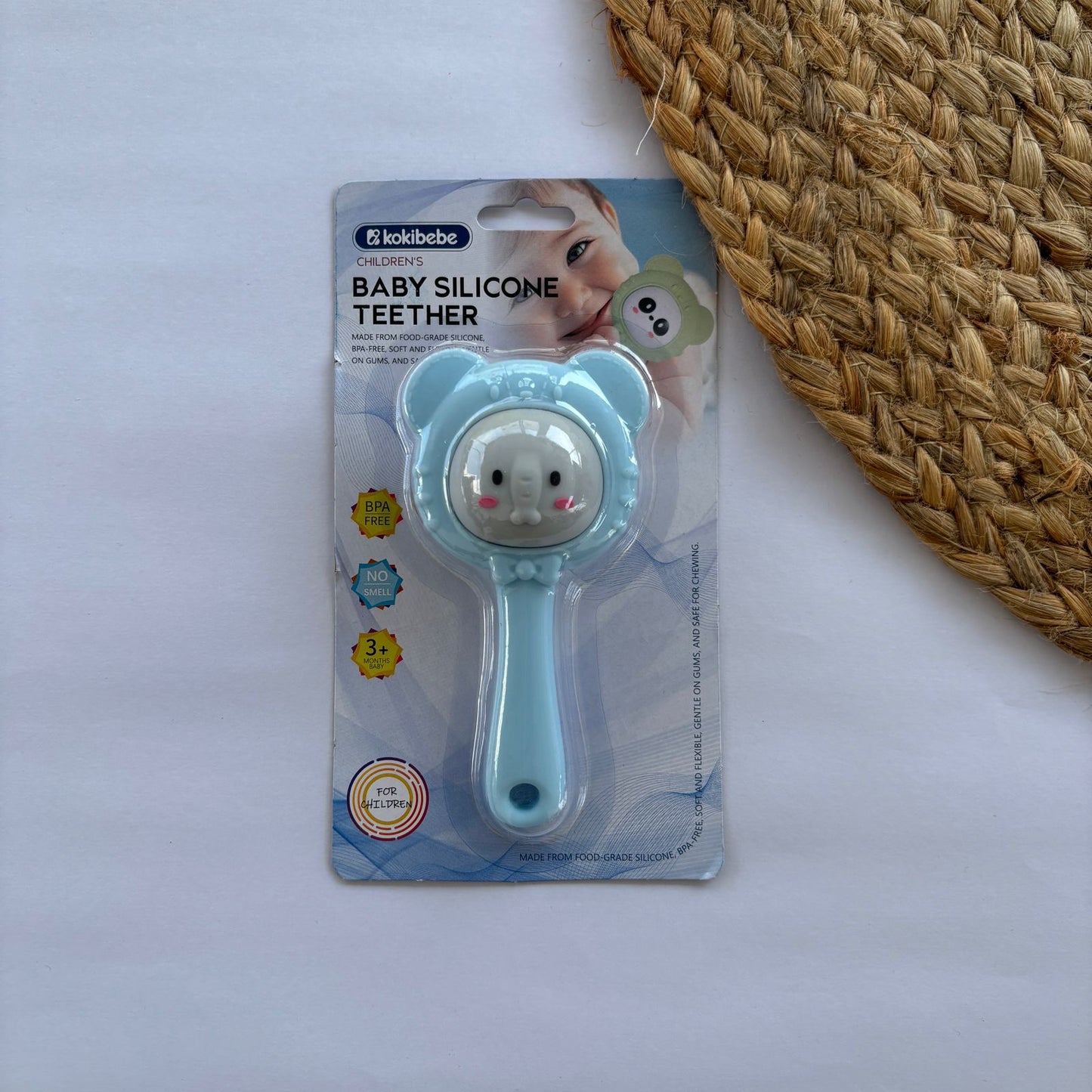 Baby Silicon Teether Rattle (1 pcs) MN01