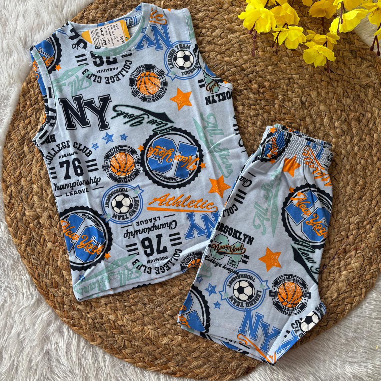 Sleeveless Shorts Set SS02