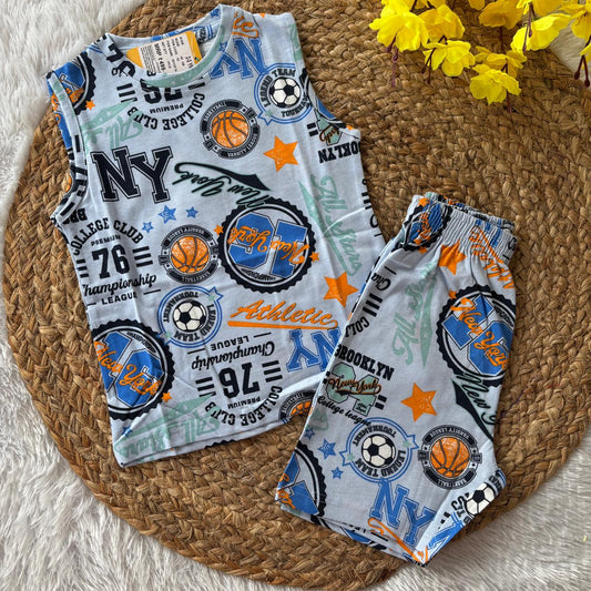 Sleeveless Shorts Set SS02