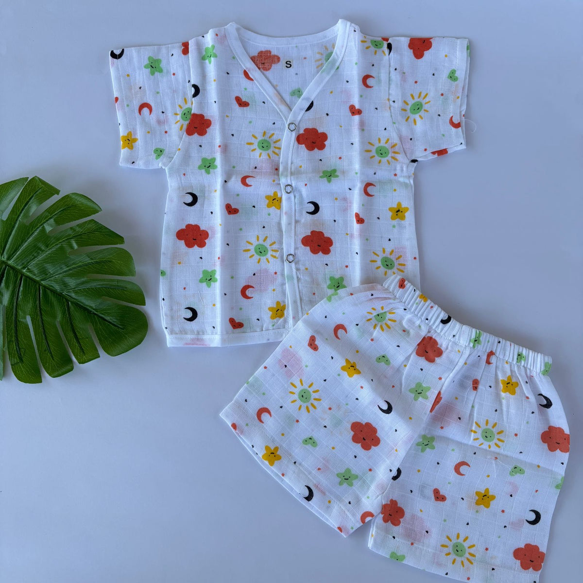 Lightweight Muslin Baby Outfit