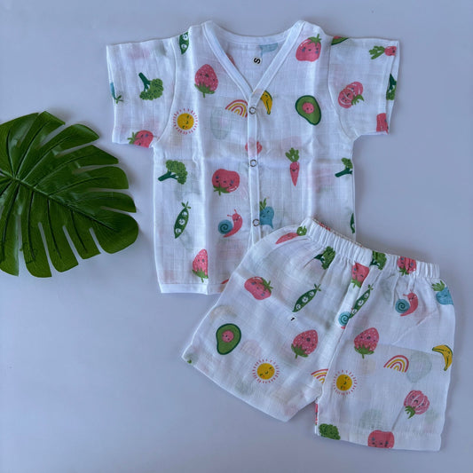 Premium Muslin co-ord set MN01