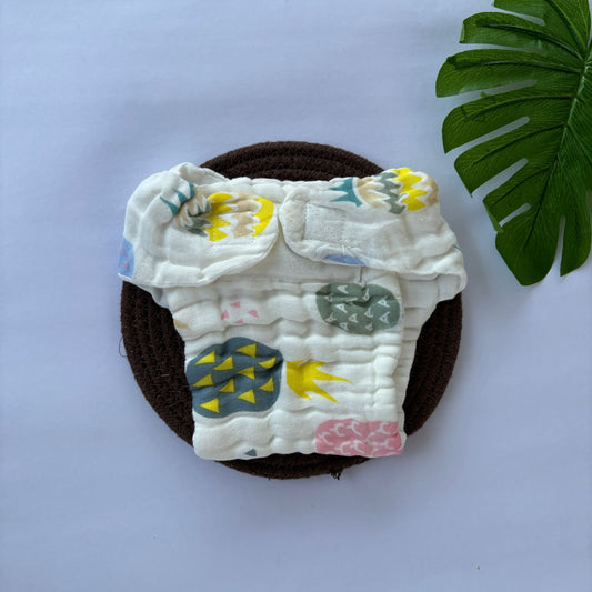 Muslin 6 layer Premium Nappy