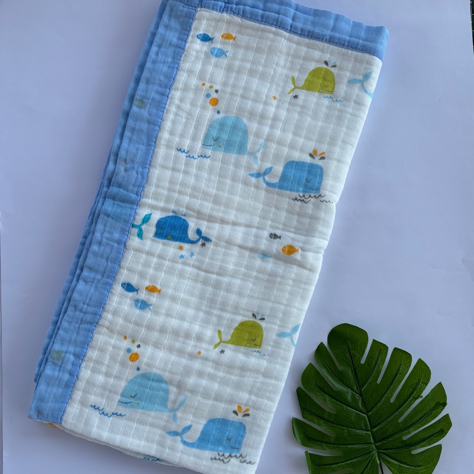 Crinkled Muslin 6 layer Blanket MN01