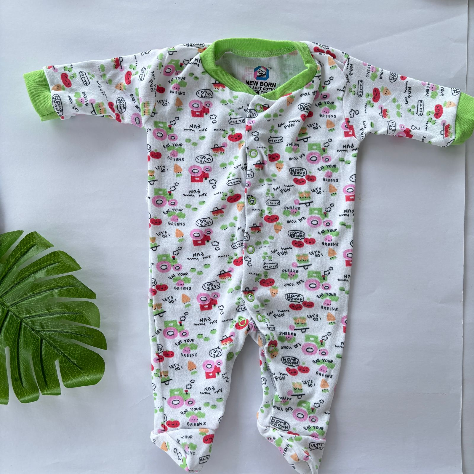 Branded baby sleepsuits Pack of 3 SL01 ( Green )