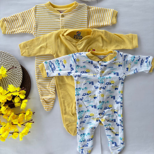 Branded baby sleepsuits Pack of 3 SL01