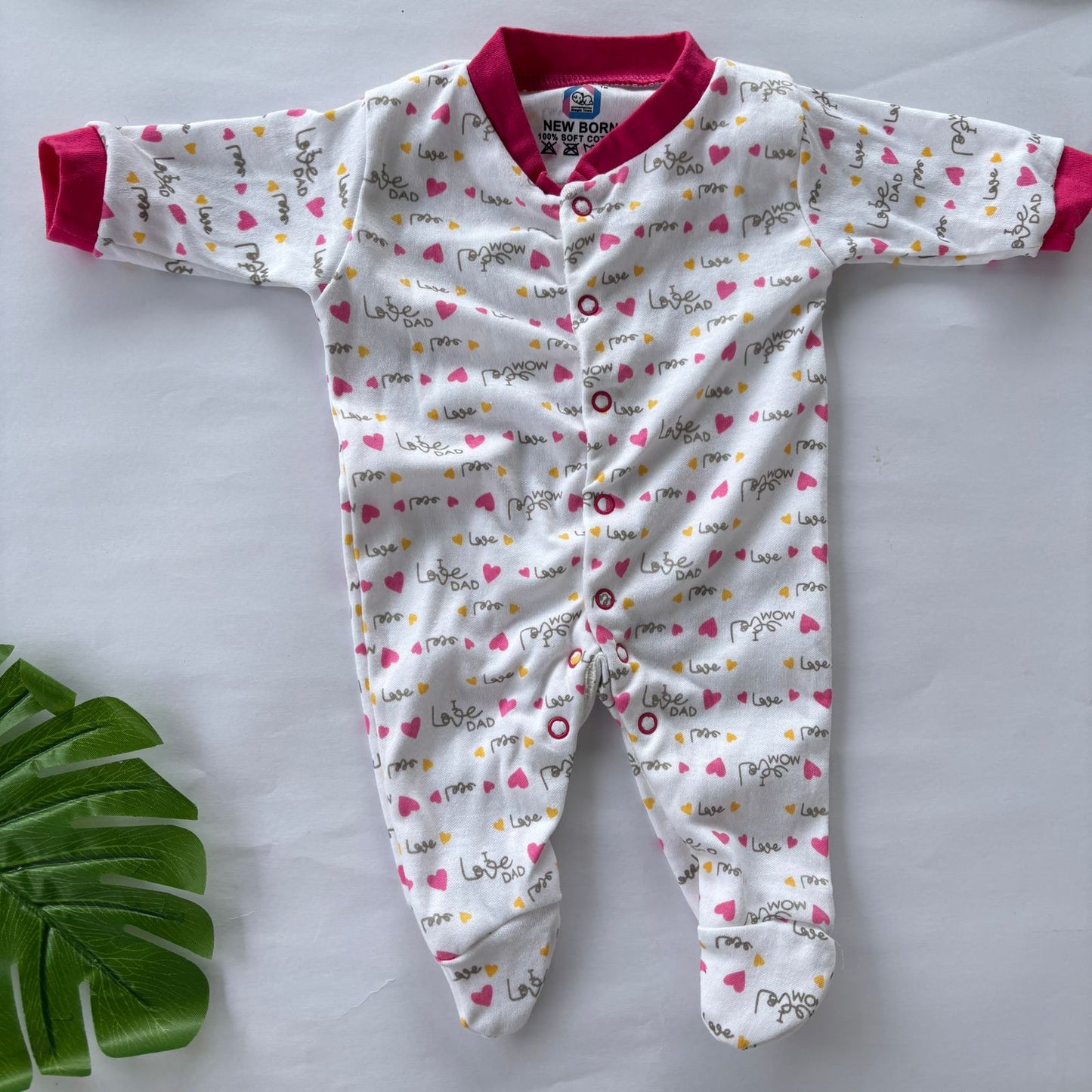 Branded baby sleepsuits Pack of 3 SL01 ( Pink )