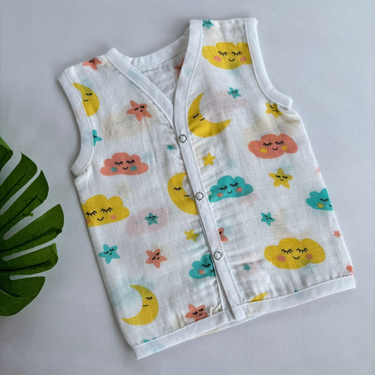 Muslin Button jablas MN01