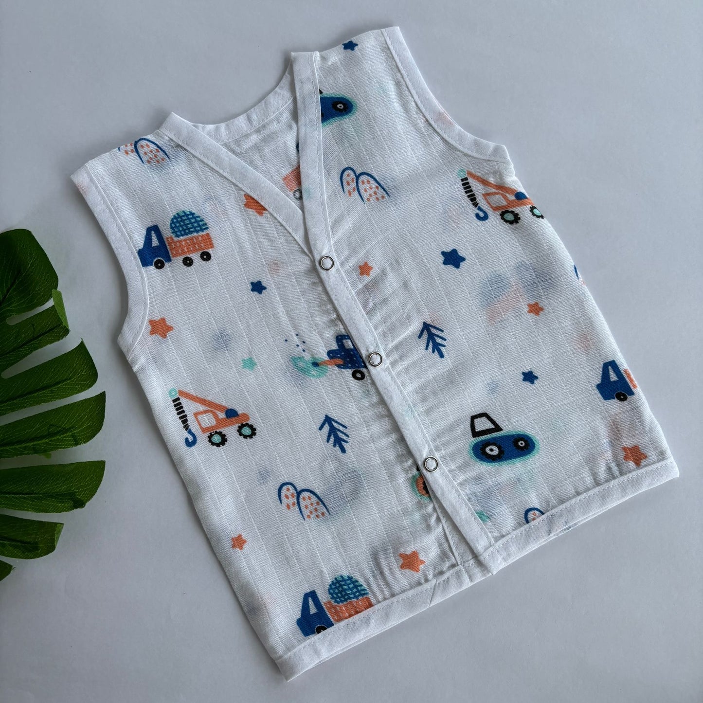 Muslin Button jablas MN01