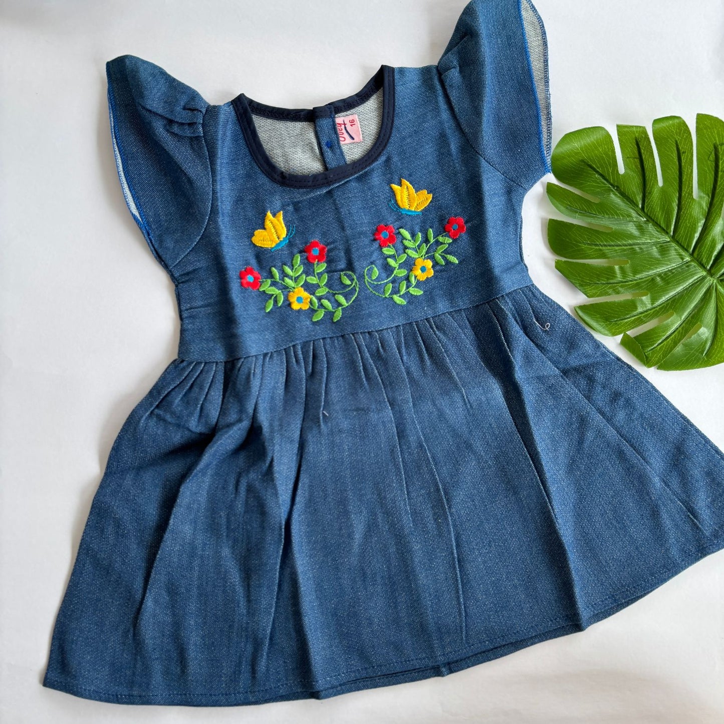 Denim Pattern Frocks CF01