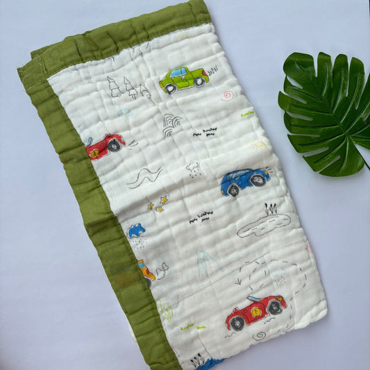 Crinkled Muslin 6 layer Blanket MN01