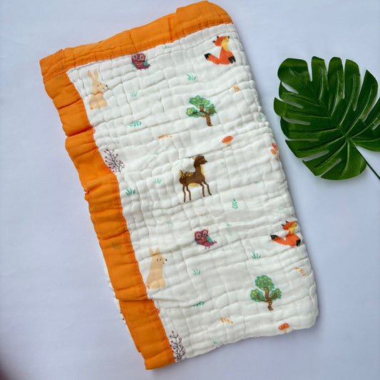 Crinkled Muslin 6 layer Blanket MN01