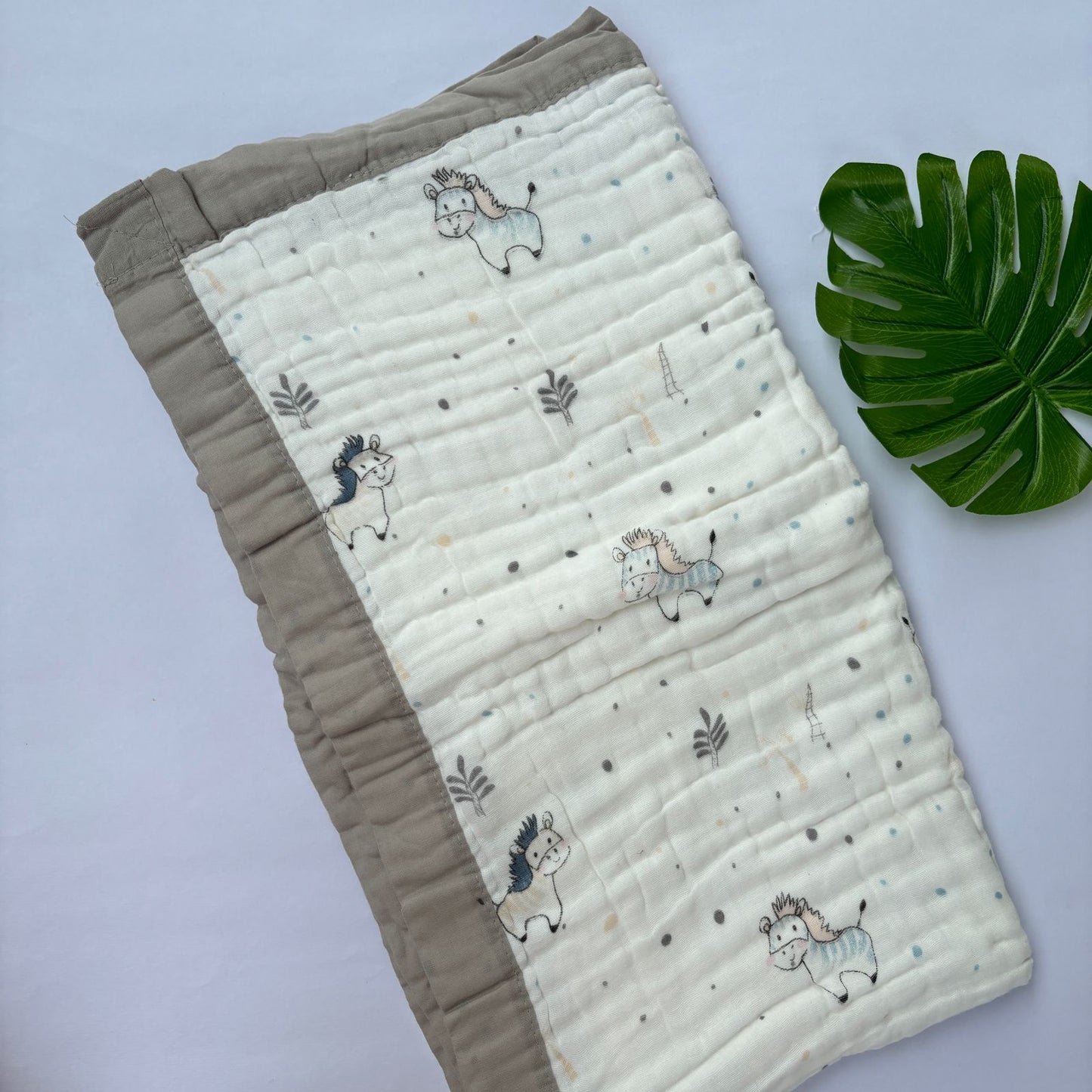 Crinkled Muslin 6 layer Blanket MN01