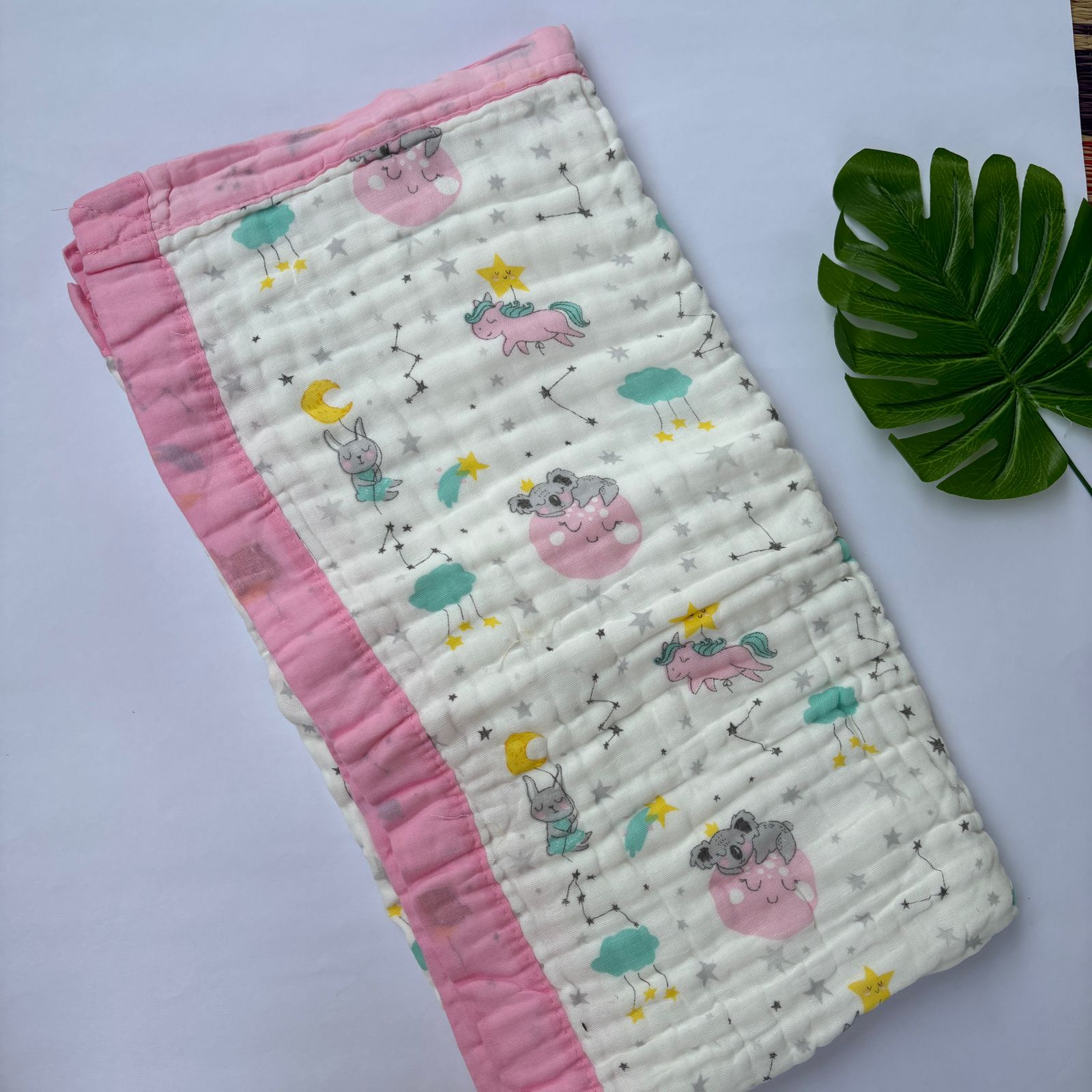 Crinkled Muslin 6 layer Blanket MN01