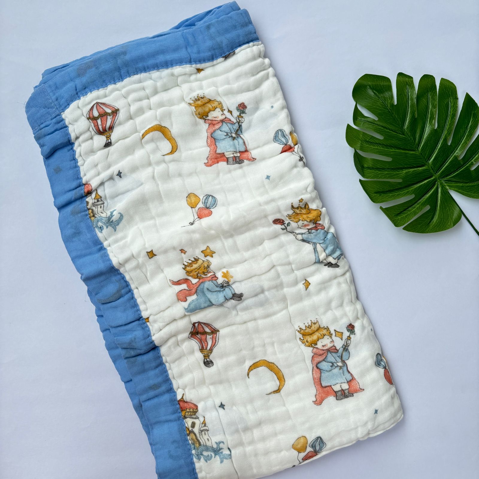 Crinkled Muslin 6 layer Blanket MN01