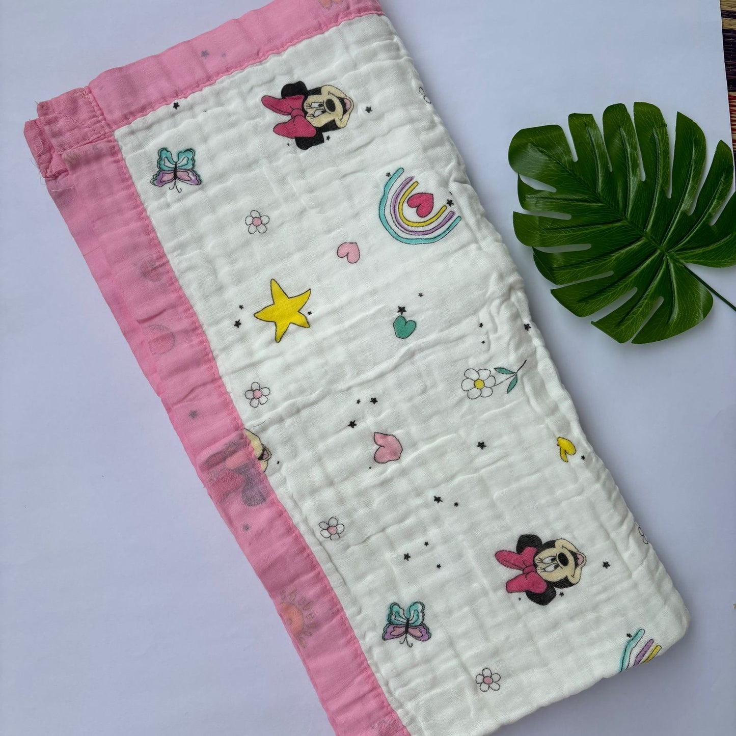 Crinkled Muslin 6 layer Blanket MN01