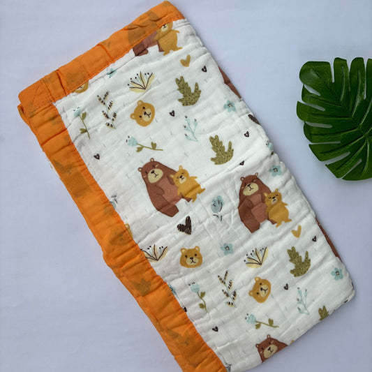 Crinkled Muslin 6 layer Blanket MN01