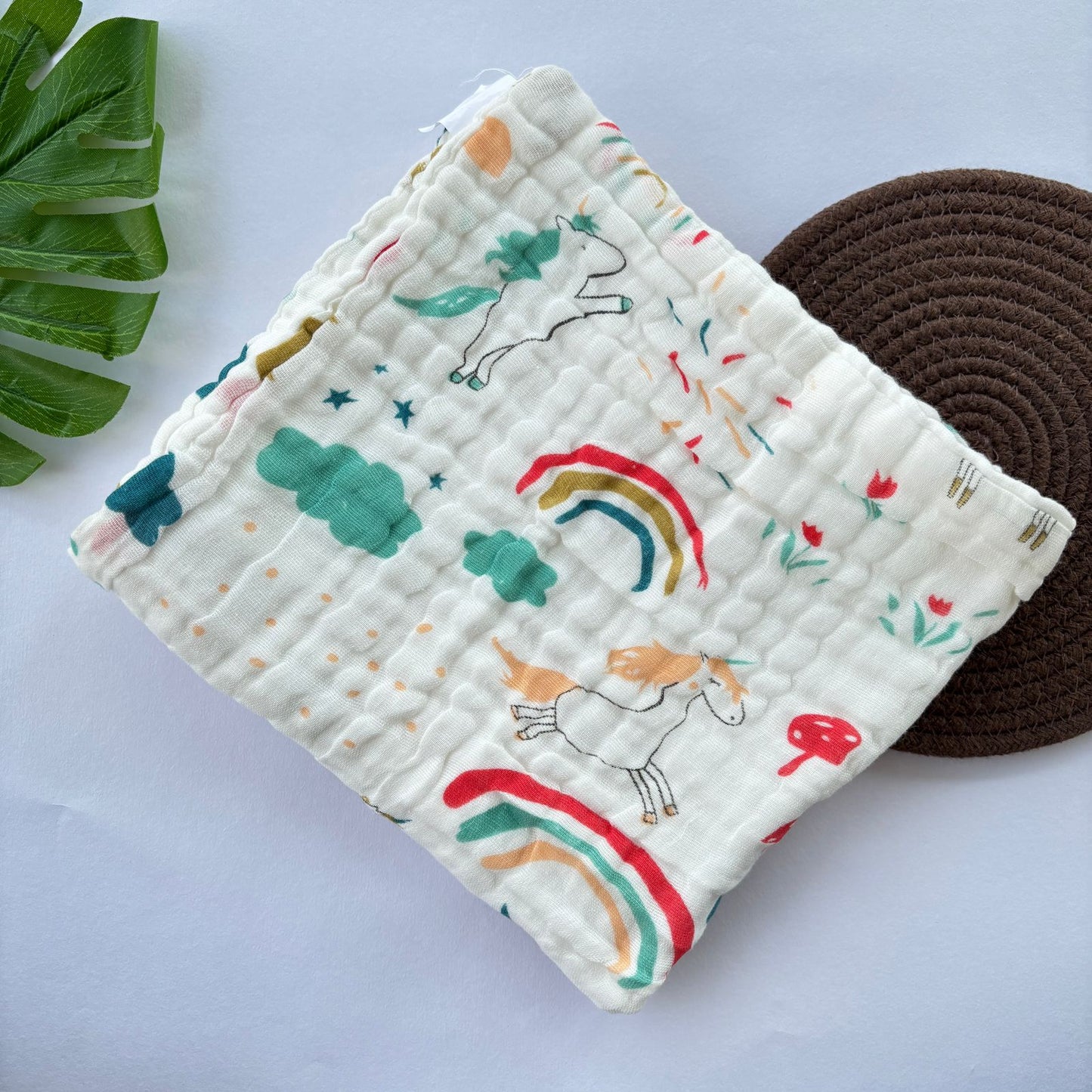 Muslin Crinkled  6 Layer Bath Towel MN01