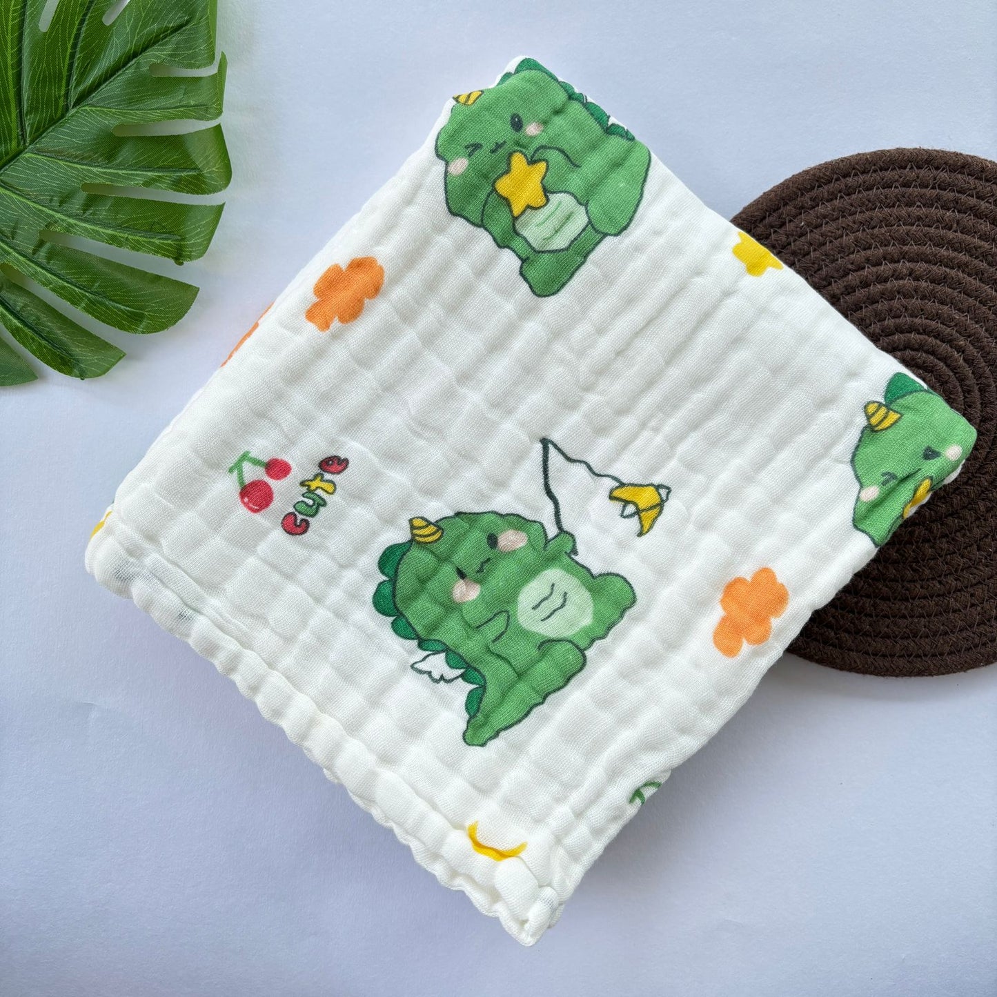 Muslin Crinkled  6 Layer Bath Towel MN01