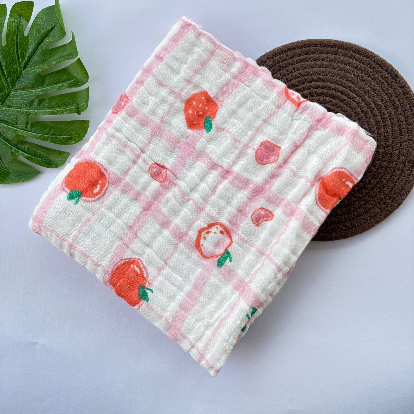 Muslin Crinkled  6 Layer Bath Towel MN01