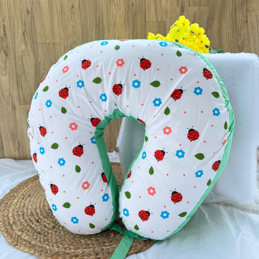 Feeding Pillow ladybug print  MN01