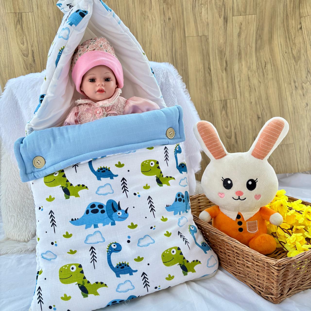 Baby Muslin Carry Bed Dino MN01