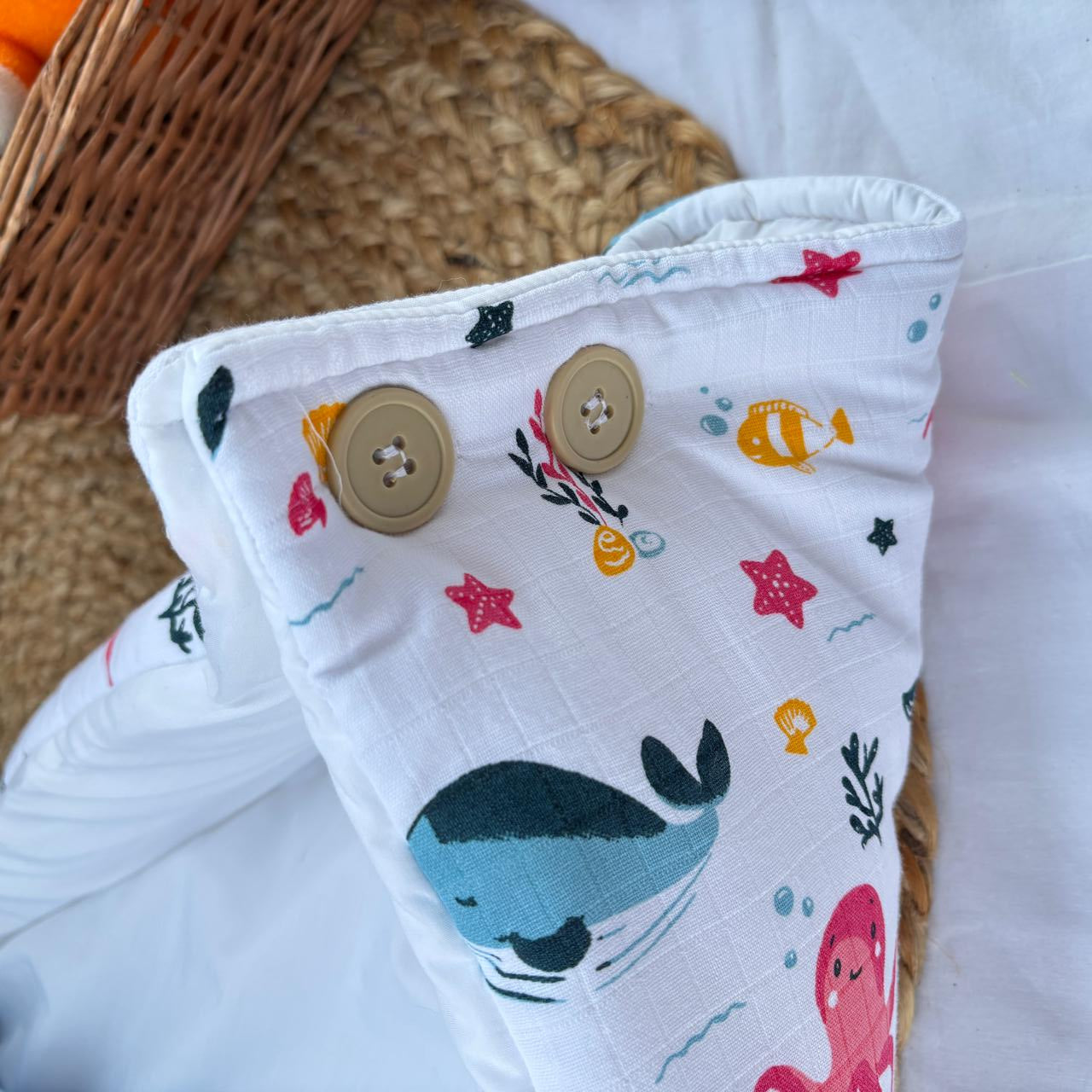 Baby Muslin Carry Bed Octopus MN01