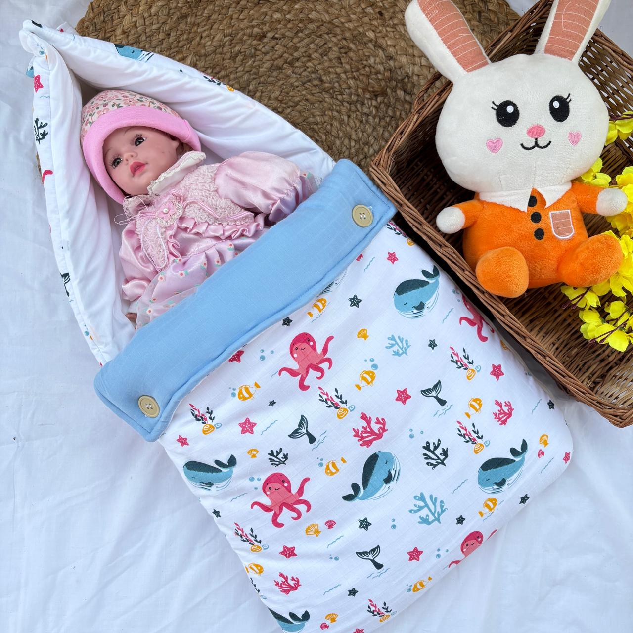 Baby Muslin Carry Bed Octopus MN01