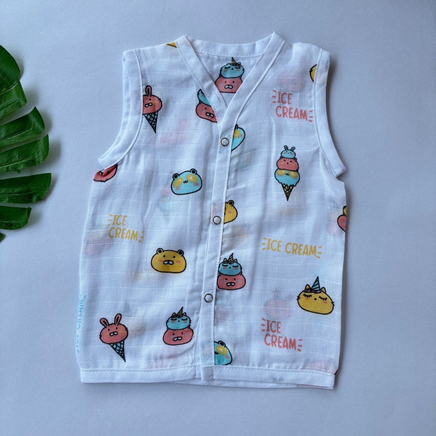 Muslin Button jablas MN01