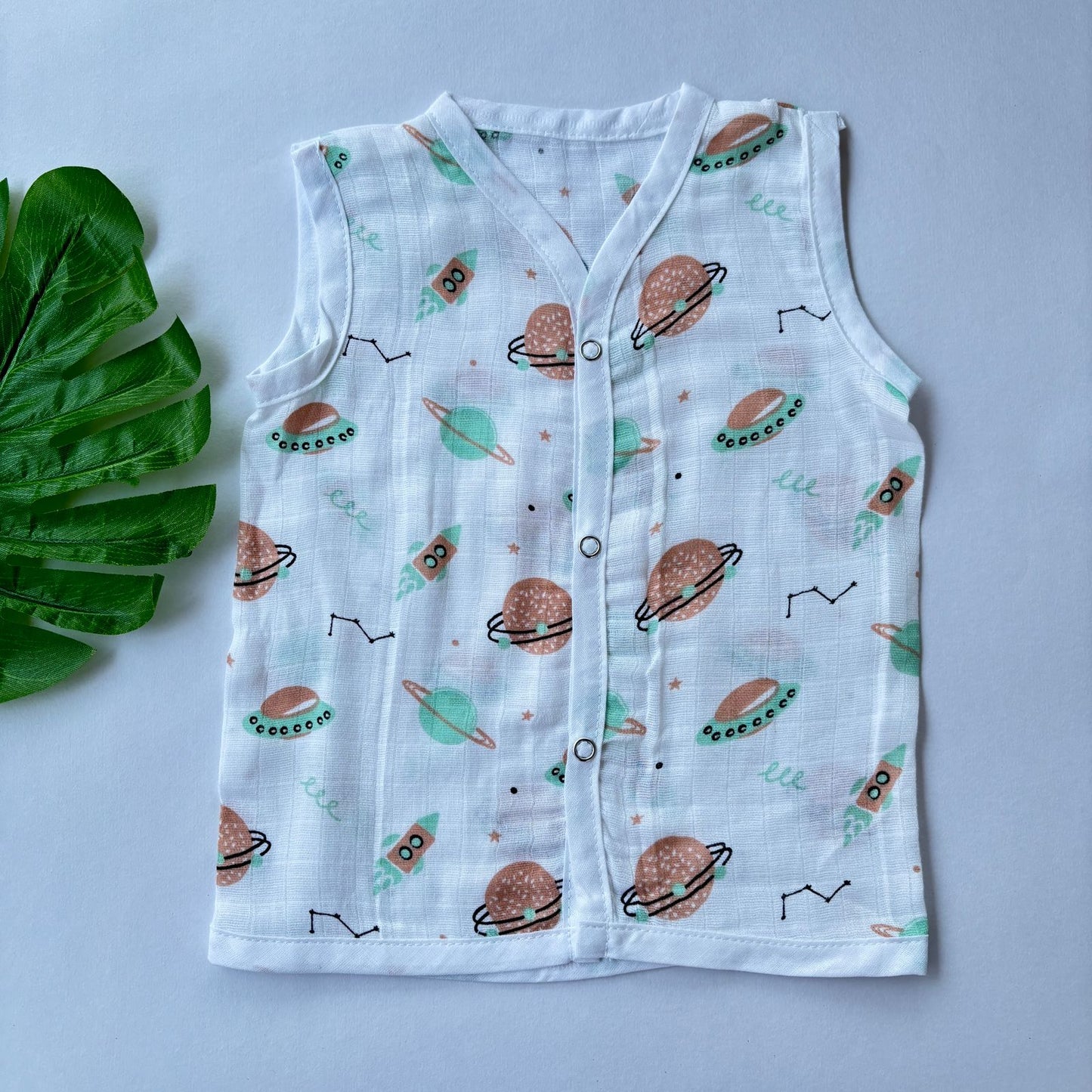 Muslin Button jablas MN01