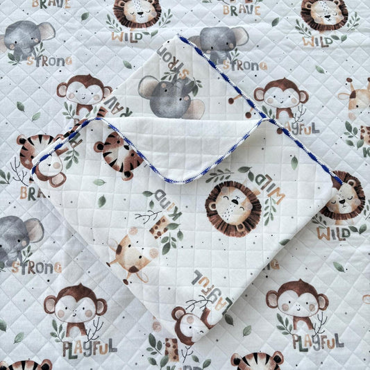 2 layer Muslin Receiving Blanket / Swaddle