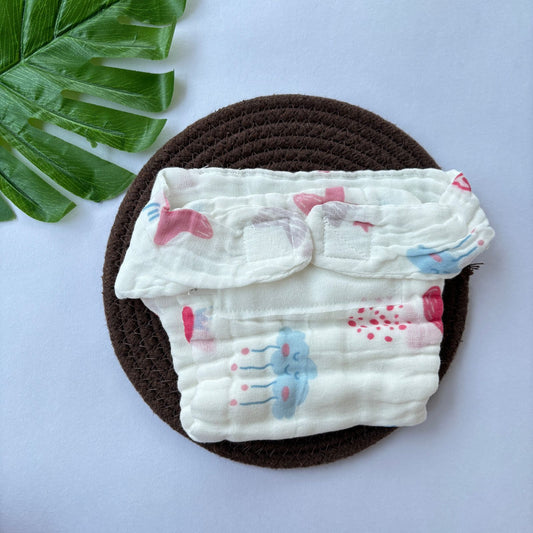 Muslin 6 layer Premium Nappy