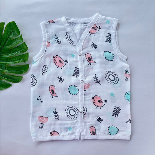 Muslin Button jablas MN01