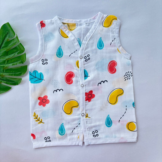 Muslin Button jablas MN01