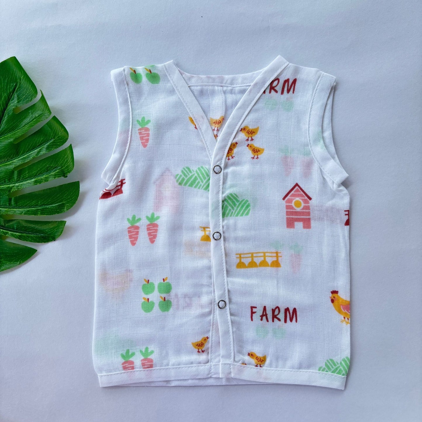 Muslin Button jablas MN01