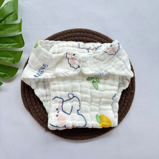 Muslin 6 layer Premium Nappy