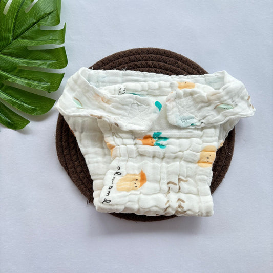 Muslin 6 layer Premium Nappy