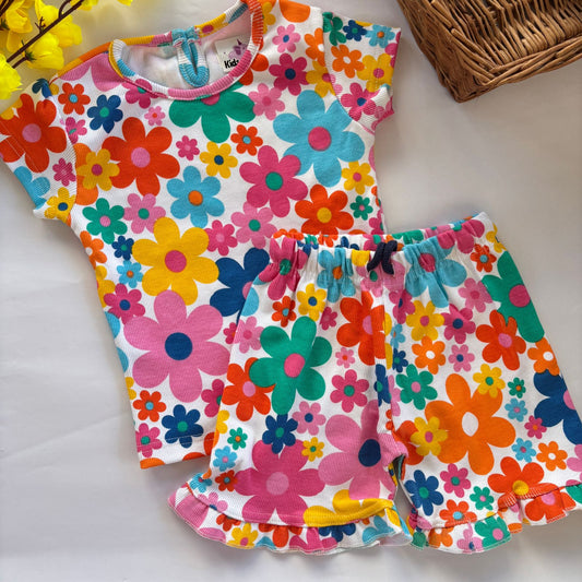 Girls Fancy shorts set SF03