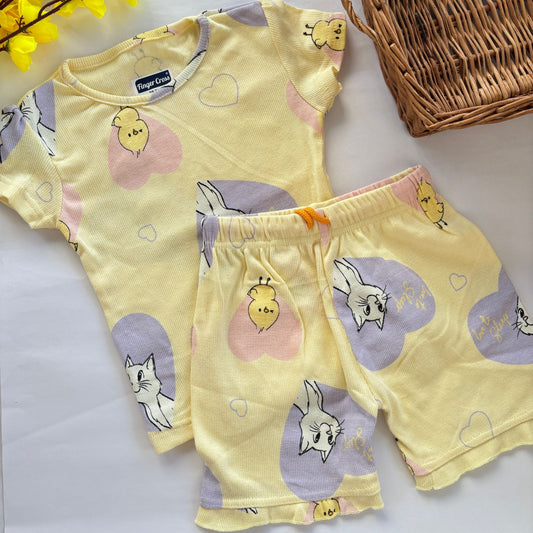 Girls Fancy shorts set SF03