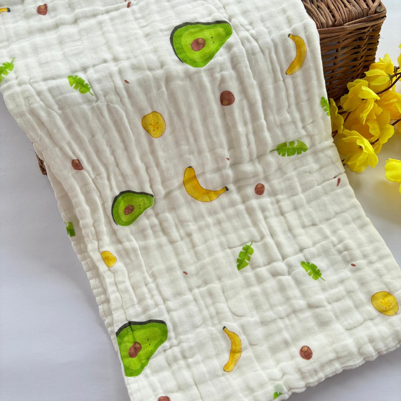 Muslin Crinkled 6 Layer Bath Towel MN01